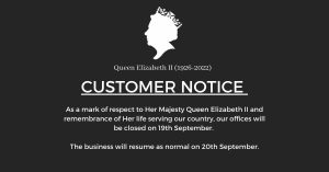Queens funeral Post Boxes UK will close for one day