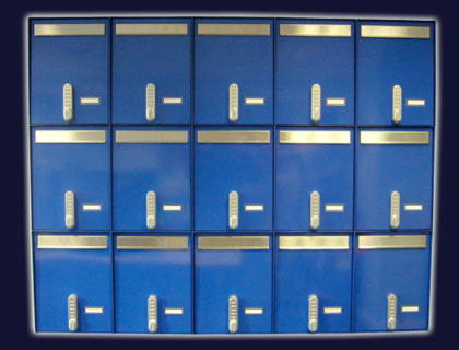 Keyless Mailboxes: Our model RV292 digilock postbox