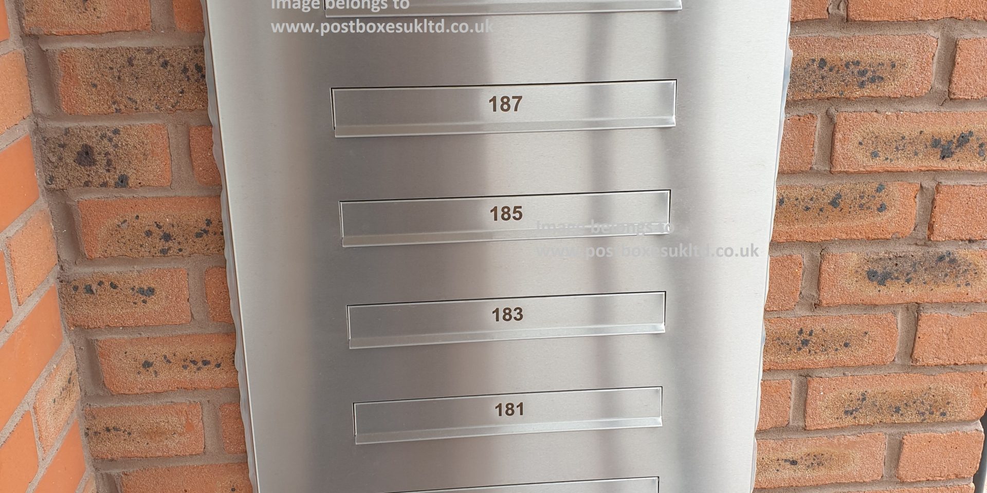 Communal Stainless Steel Mailboxes